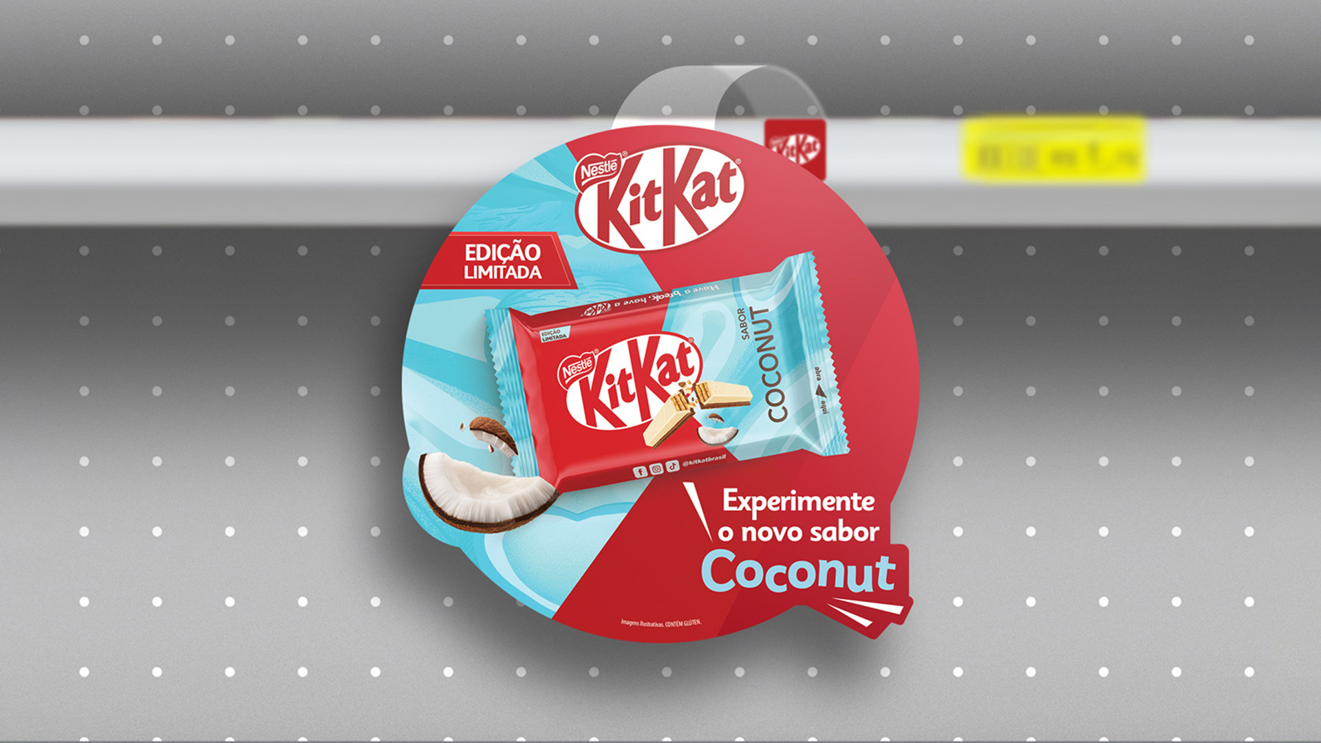 NESTLÉ MPDV Wobbler KitKat Coconut